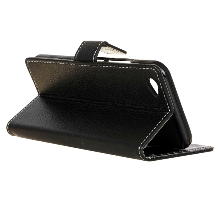 For Vivo Y66 Litchi Texture Horizontal Flip Leather Case with Holder & Card Slots & Wallet & Photo Frame