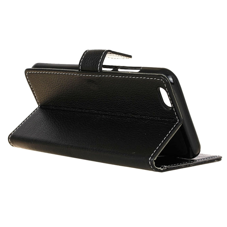 For Vivo V5 / Y67 Litchi Texture Horizontal Flip Leather Case with Holder & Card Slots & Wallet & Photo Frame