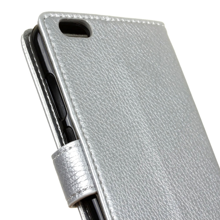 For Vivo V5 / Y67 Litchi Texture Horizontal Flip Leather Case with Holder & Card Slots & Wallet & Photo Frame