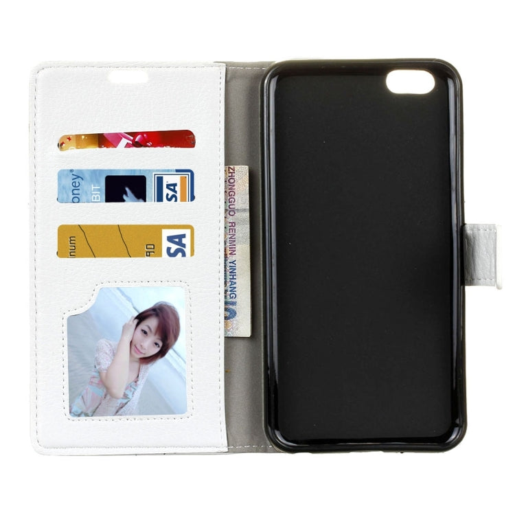 For Vivo V5 / Y67 Litchi Texture Horizontal Flip Leather Case with Holder & Card Slots & Wallet & Photo Frame