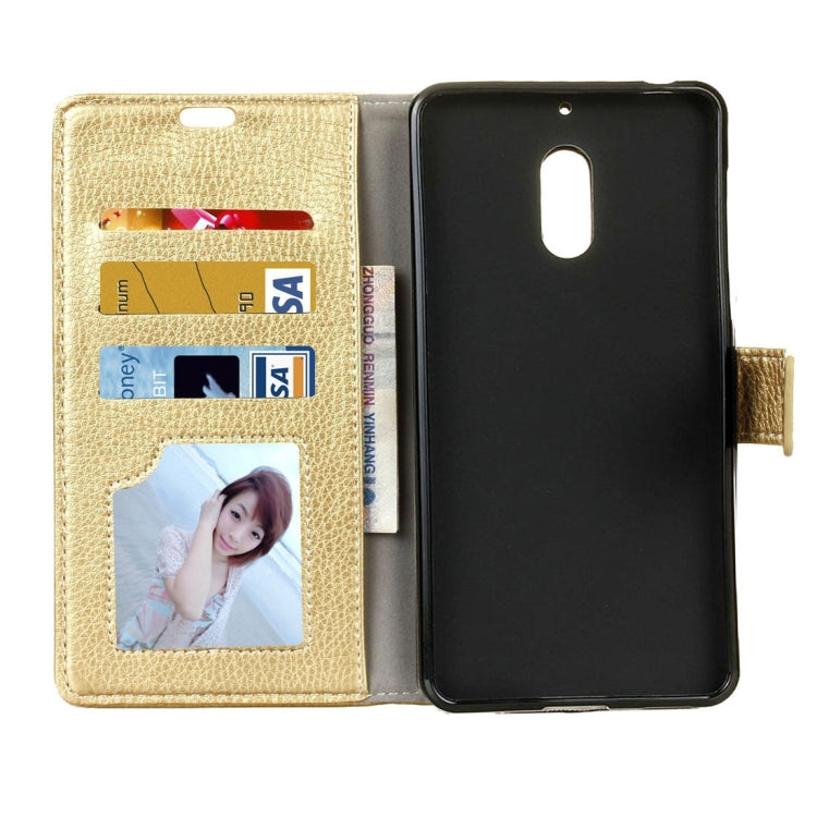 For Nokia 5 Litchi Texture Horizontal Flip Leather Case with Holder & Card Slots & Wallet & Photo Frame