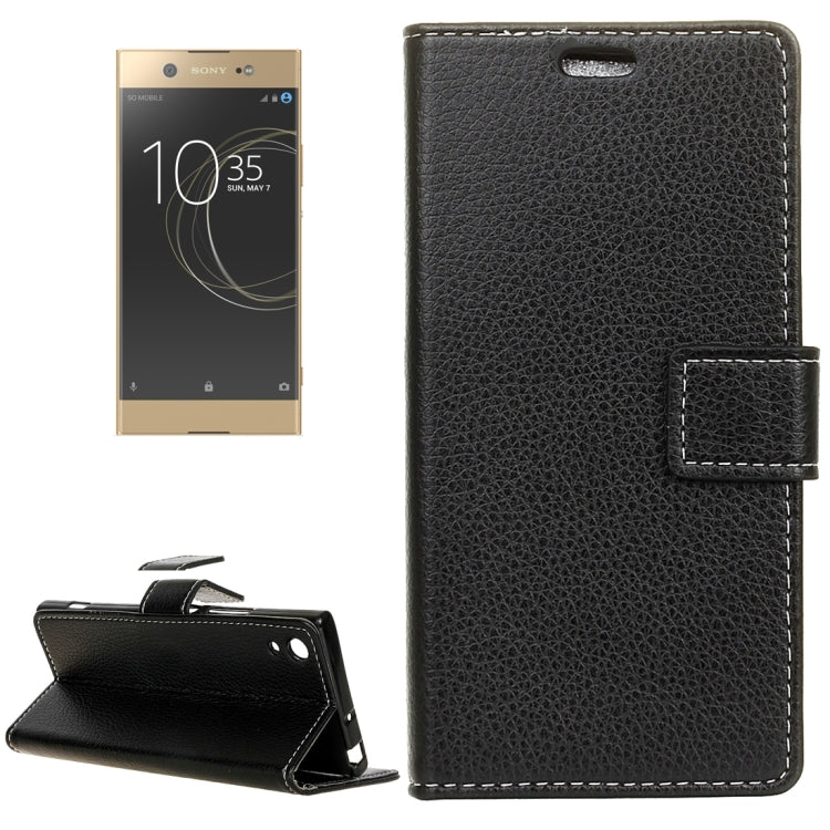 For Sony Xperia XA1 Ultra Litchi Texture Horizontal Flip Leather Case with Holder & Card Slots & Wallet & Photo Frame