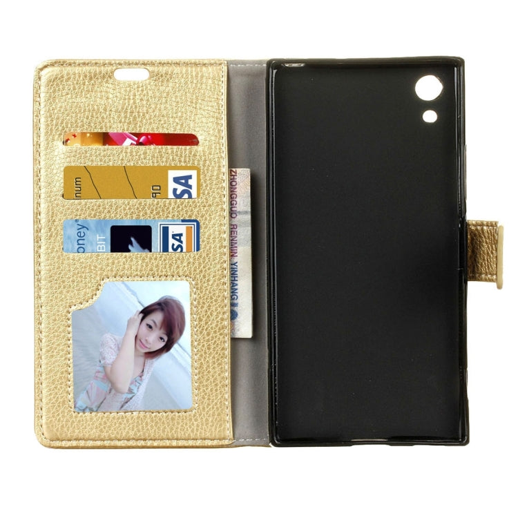 For Sony Xperia XA1 Ultra Litchi Texture Horizontal Flip Leather Case with Holder & Card Slots & Wallet & Photo Frame