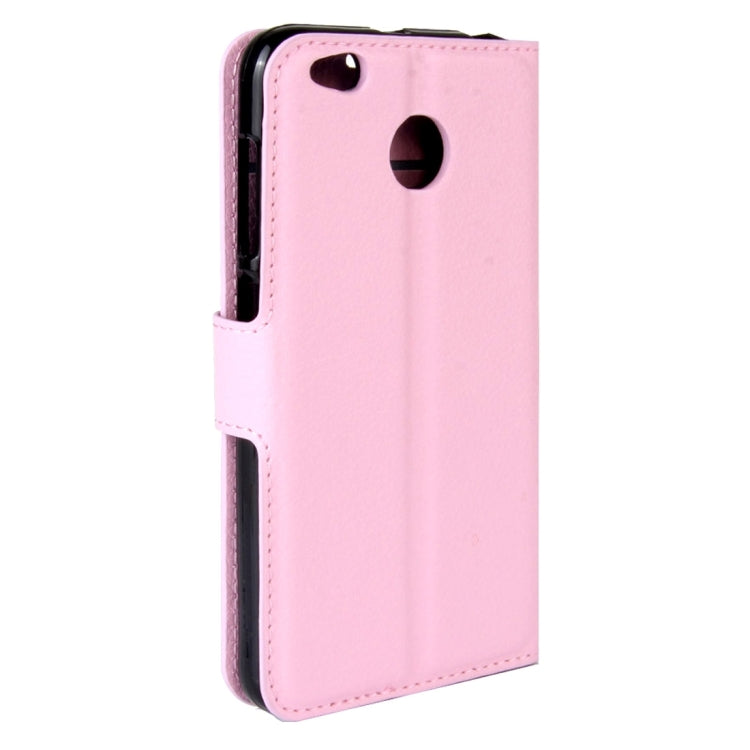 For Xiaomi Redmi 4X Litchi Texture Horizontal Flip Leather Case with Magnetic Buckle & Holder & Card Slots & Wallet