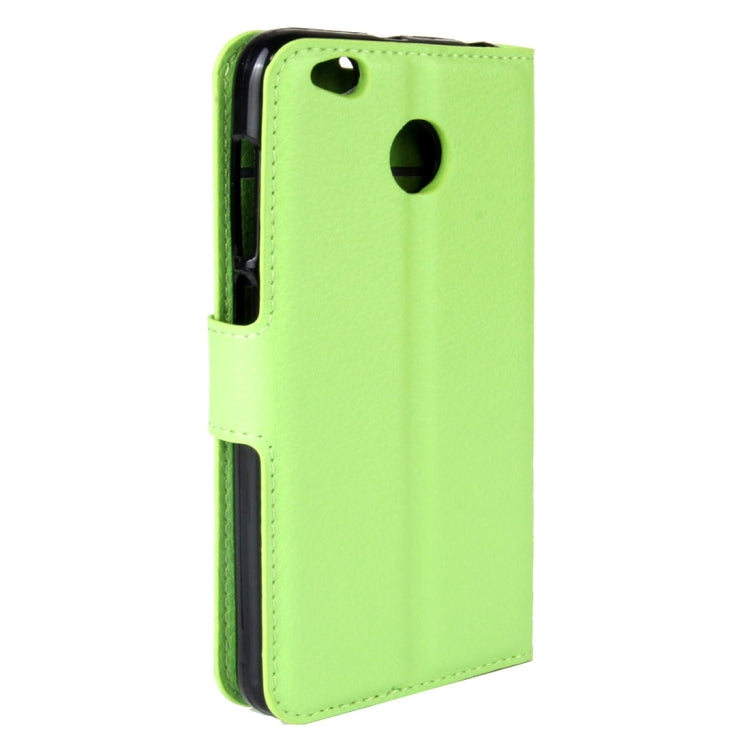 For Xiaomi Redmi 4X Litchi Texture Horizontal Flip Leather Case with Magnetic Buckle & Holder & Card Slots & Wallet