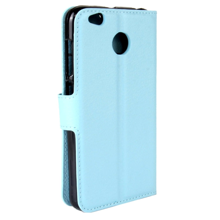 For Xiaomi Redmi 4X Litchi Texture Horizontal Flip Leather Case with Magnetic Buckle & Holder & Card Slots & Wallet