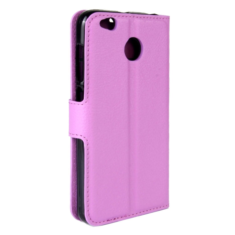 For Xiaomi Redmi 4X Litchi Texture Horizontal Flip Leather Case with Magnetic Buckle & Holder & Card Slots & Wallet