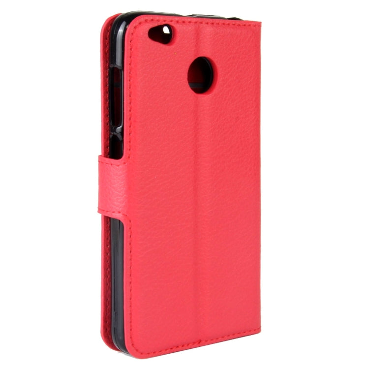 For Xiaomi Redmi 4X Litchi Texture Horizontal Flip Leather Case with Magnetic Buckle & Holder & Card Slots & Wallet
