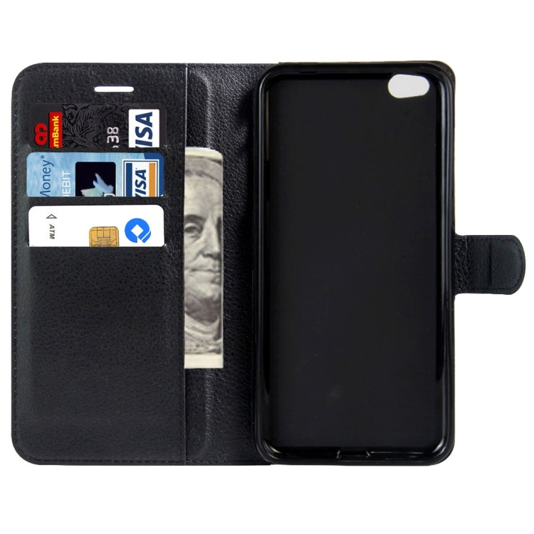 For Xiaomi Mi 5c Litchi Texture Horizontal Flip Leather Case with Magnetic Buckle & Holder & Card Slots & Wallet