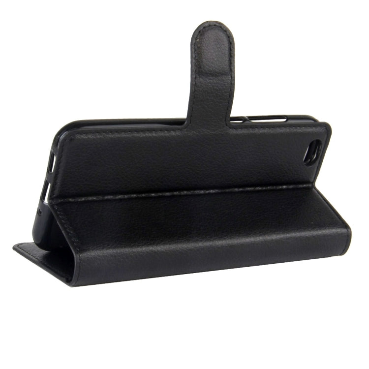 For Xiaomi Mi 5c Litchi Texture Horizontal Flip Leather Case with Magnetic Buckle & Holder & Card Slots & Wallet