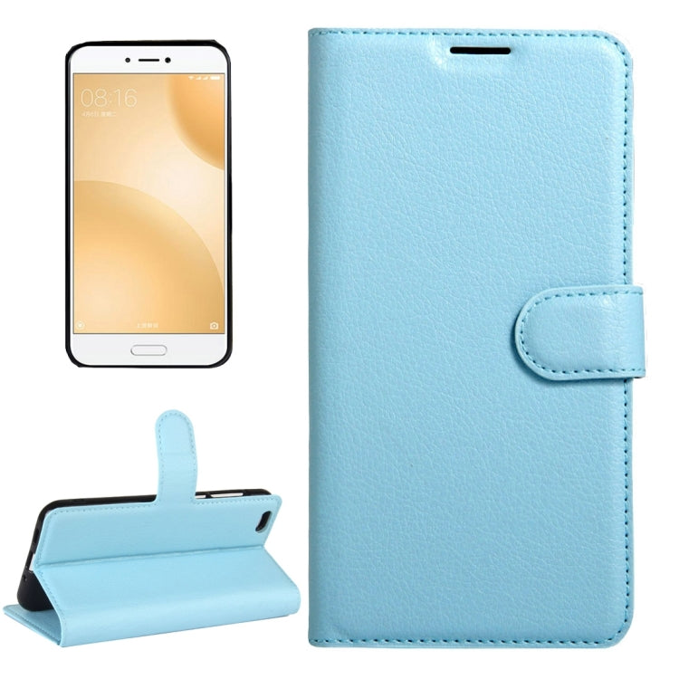 For Xiaomi Mi 5c Litchi Texture Horizontal Flip Leather Case with Magnetic Buckle & Holder & Card Slots & Wallet