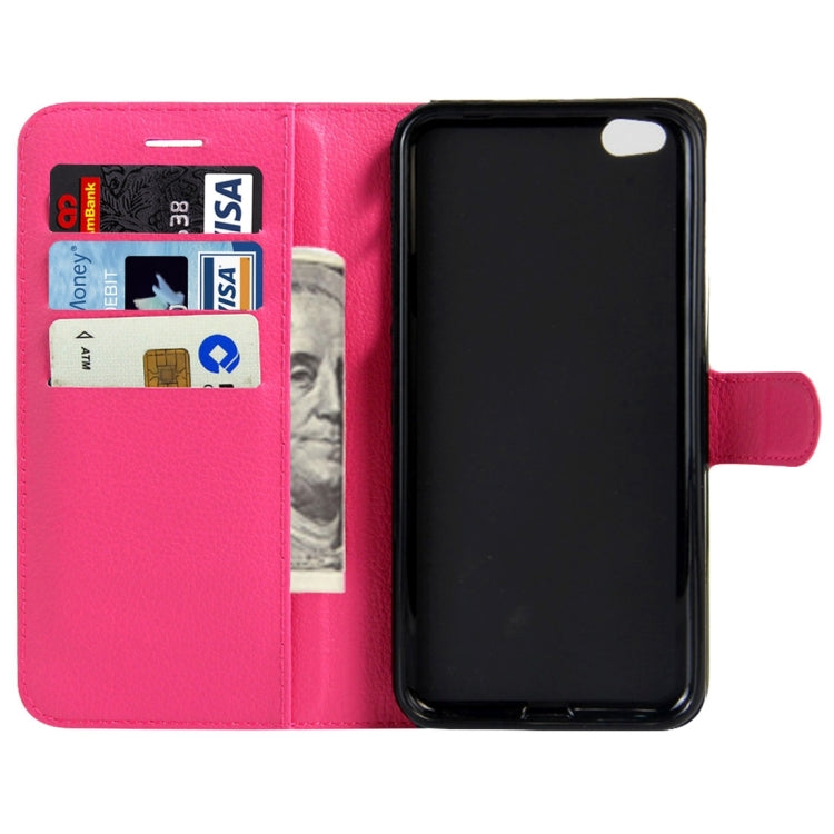 For Xiaomi Mi 5c Litchi Texture Horizontal Flip Leather Case with Magnetic Buckle & Holder & Card Slots & Wallet