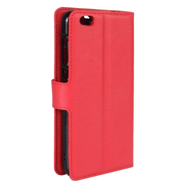 For Xiaomi Mi 5c Litchi Texture Horizontal Flip Leather Case with Magnetic Buckle & Holder & Card Slots & Wallet