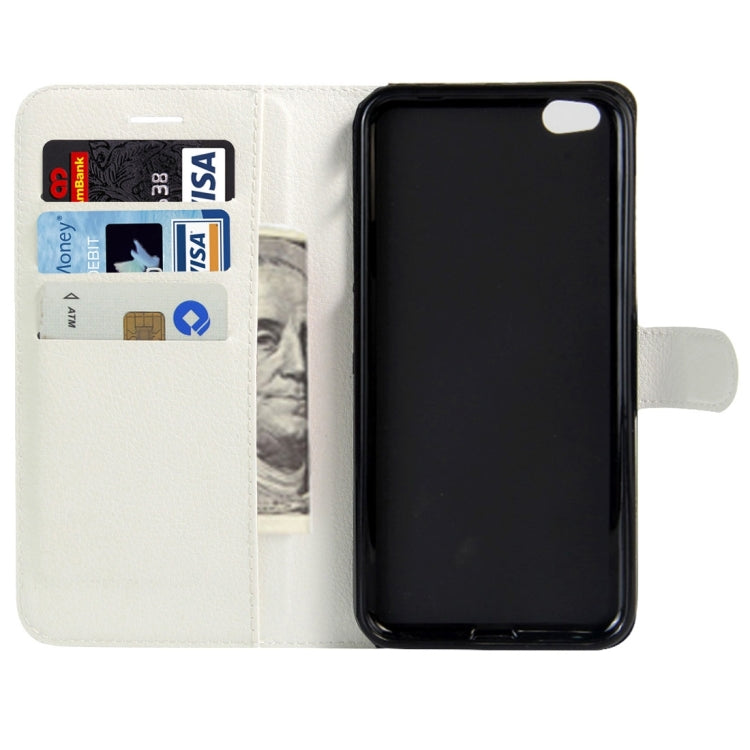 For Xiaomi Mi 5c Litchi Texture Horizontal Flip Leather Case with Magnetic Buckle & Holder & Card Slots & Wallet