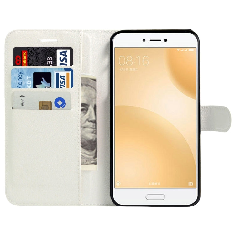 For Xiaomi Mi 5c Litchi Texture Horizontal Flip Leather Case with Magnetic Buckle & Holder & Card Slots & Wallet
