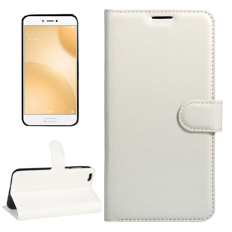 For Xiaomi Mi 5c Litchi Texture Horizontal Flip Leather Case with Magnetic Buckle & Holder & Card Slots & Wallet