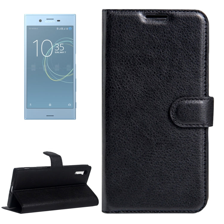For Sony Xperia XZs & XZ Litchi Texture Horizontal Flip Leather Case with Magnetic Buckle & Holder & Card Slots & Wallet
