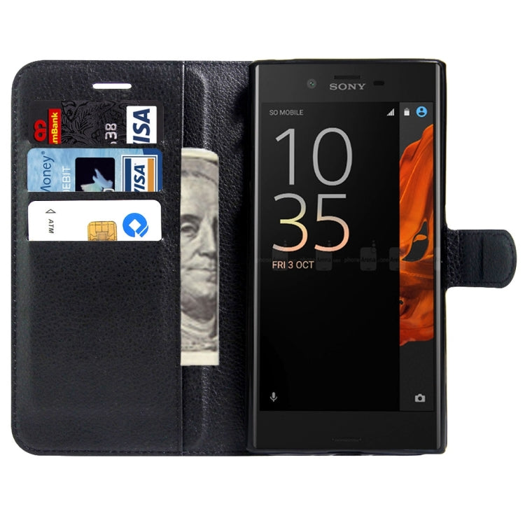 For Sony Xperia XZs & XZ Litchi Texture Horizontal Flip Leather Case with Magnetic Buckle & Holder & Card Slots & Wallet