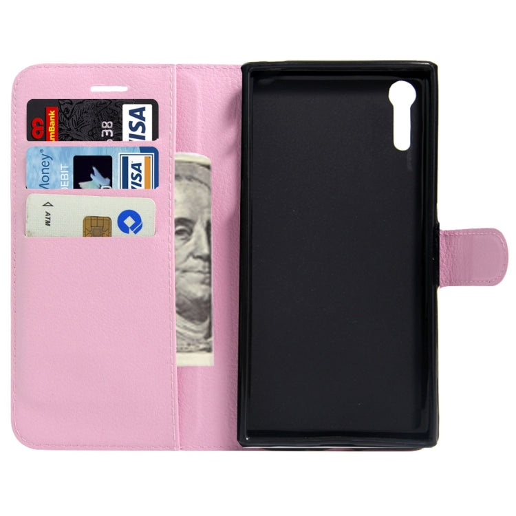 For Sony Xperia XZs & XZ Litchi Texture Horizontal Flip Leather Case with Magnetic Buckle & Holder & Card Slots & Wallet