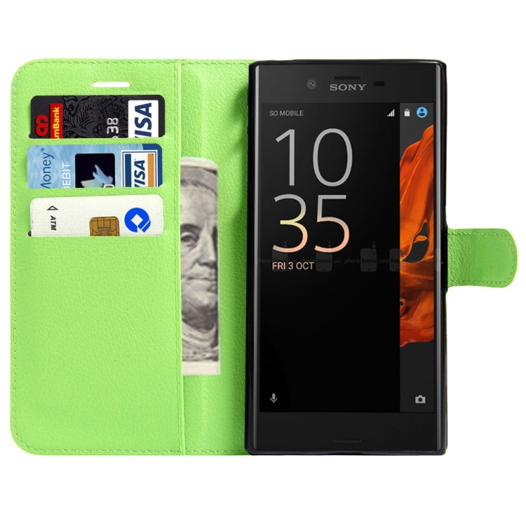 For Sony Xperia XZs & XZ Litchi Texture Horizontal Flip Leather Case with Magnetic Buckle & Holder & Card Slots & Wallet