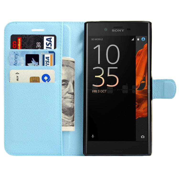 For Sony Xperia XZs & XZ Litchi Texture Horizontal Flip Leather Case with Magnetic Buckle & Holder & Card Slots & Wallet