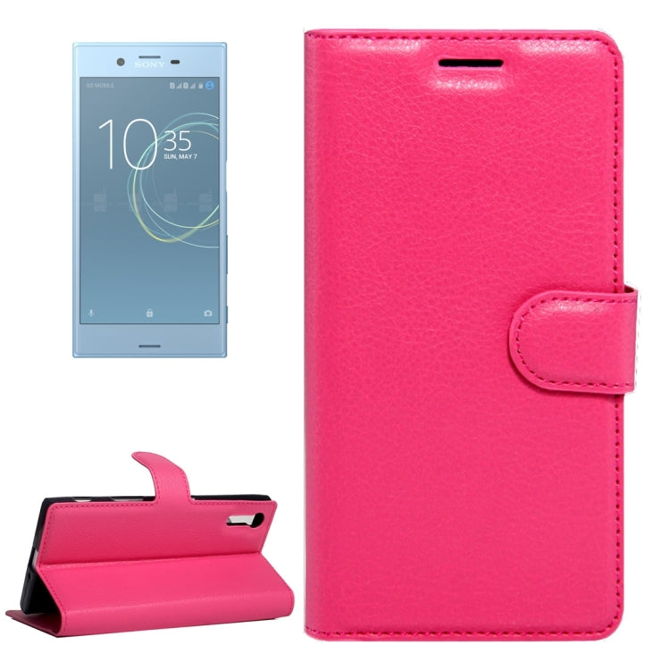 For Sony Xperia XZs & XZ Litchi Texture Horizontal Flip Leather Case with Magnetic Buckle & Holder & Card Slots & Wallet