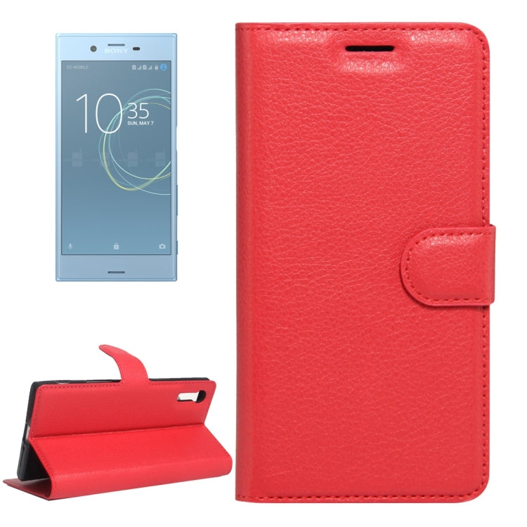 For Sony Xperia XZs & XZ Litchi Texture Horizontal Flip Leather Case with Magnetic Buckle & Holder & Card Slots & Wallet