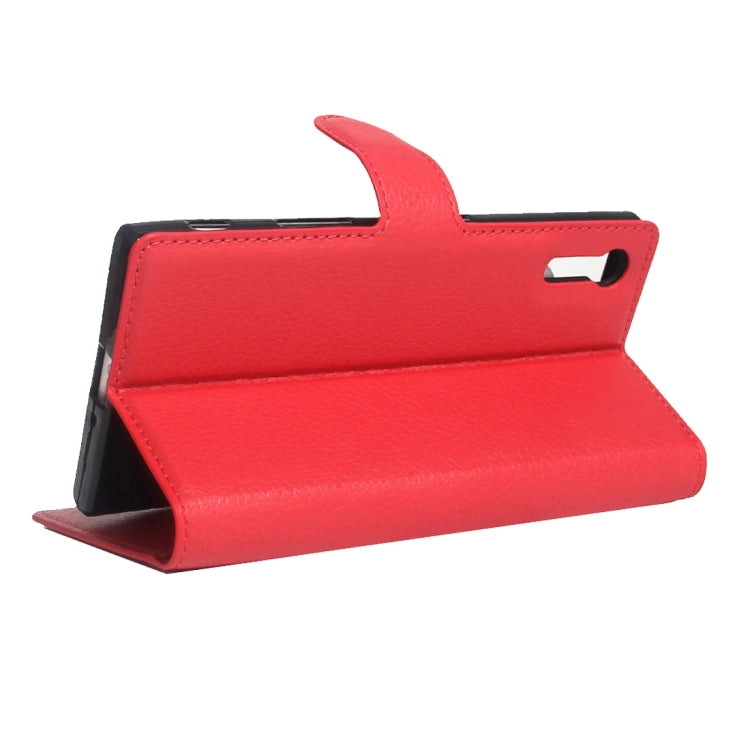 For Sony Xperia XZs & XZ Litchi Texture Horizontal Flip Leather Case with Magnetic Buckle & Holder & Card Slots & Wallet