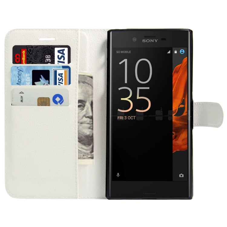 For Sony Xperia XZs & XZ Litchi Texture Horizontal Flip Leather Case with Magnetic Buckle & Holder & Card Slots & Wallet
