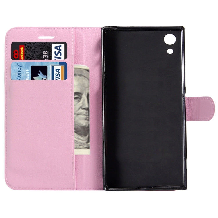For Sony Xperia XA1 Litchi Texture Horizontal Flip Leather Case with Magnetic Buckle & Holder & Card Slots & Wallet