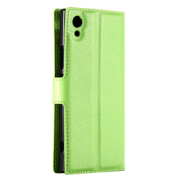 For Sony Xperia XA1 Litchi Texture Horizontal Flip Leather Case with Magnetic Buckle & Holder & Card Slots & Wallet