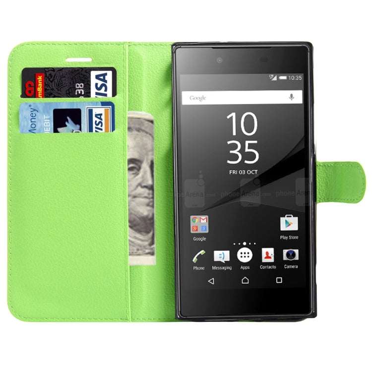 For Sony Xperia XA1 Litchi Texture Horizontal Flip Leather Case with Magnetic Buckle & Holder & Card Slots & Wallet