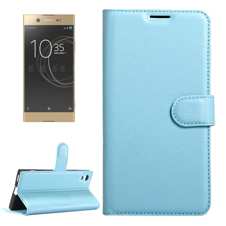 For Sony Xperia XA1 Litchi Texture Horizontal Flip Leather Case with Magnetic Buckle & Holder & Card Slots & Wallet