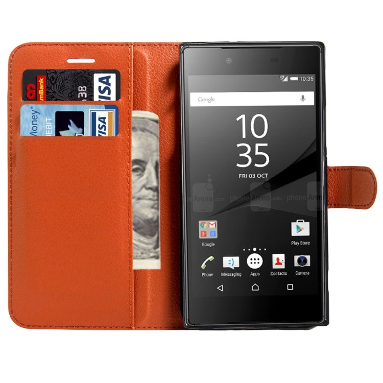 For Sony Xperia XA1 Litchi Texture Horizontal Flip Leather Case with Magnetic Buckle & Holder & Card Slots & Wallet