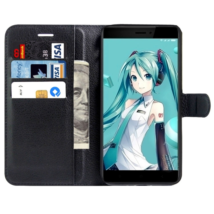 For Xiaomi Redmi Note 4X Litchi Texture Horizontal Flip Leather Case with Magnetic Buckle & Holder & Card Slots & Wallet