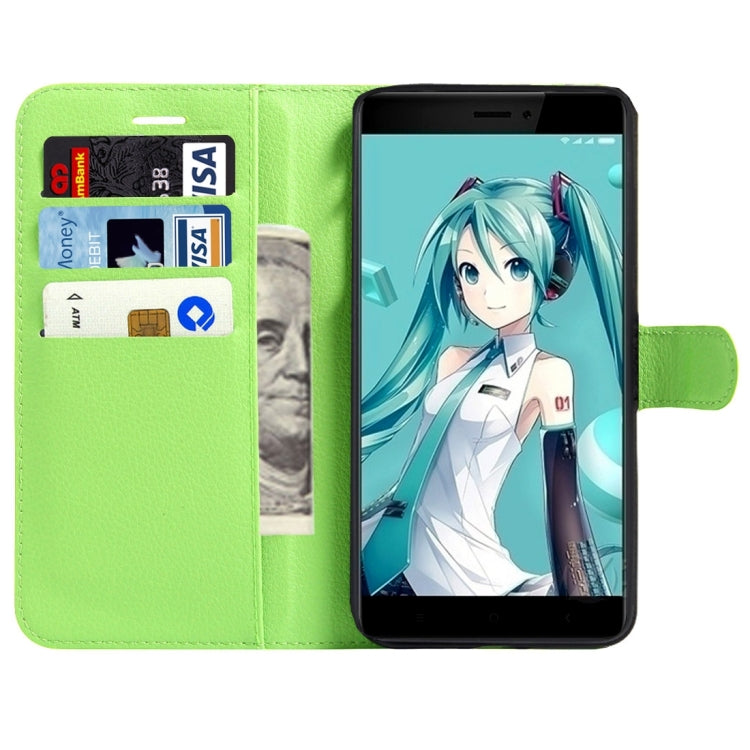 For Xiaomi Redmi Note 4X Litchi Texture Horizontal Flip Leather Case with Magnetic Buckle & Holder & Card Slots & Wallet