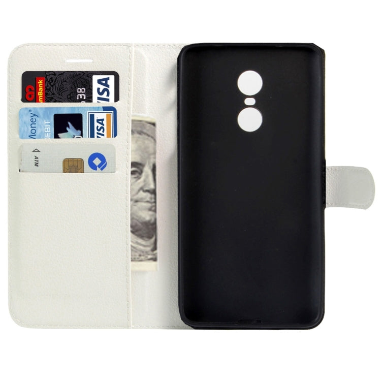 For Xiaomi Redmi Note 4X Litchi Texture Horizontal Flip Leather Case with Magnetic Buckle & Holder & Card Slots & Wallet