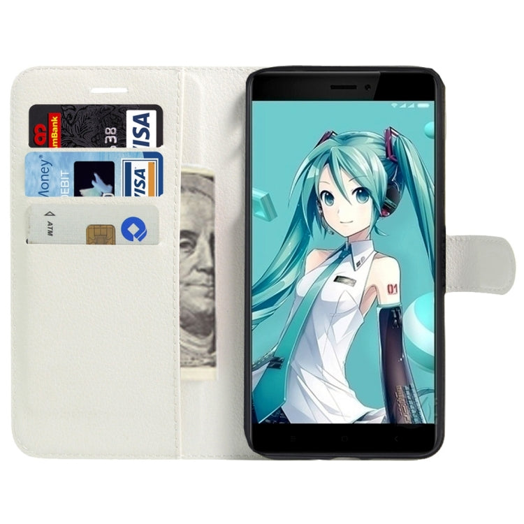 For Xiaomi Redmi Note 4X Litchi Texture Horizontal Flip Leather Case with Magnetic Buckle & Holder & Card Slots & Wallet