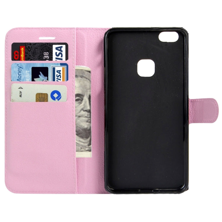 For Huawei P10 Lite Litchi Texture Horizontal Flip Leather Case with Magnetic Buckle & Holder & Card Slots & Wallet