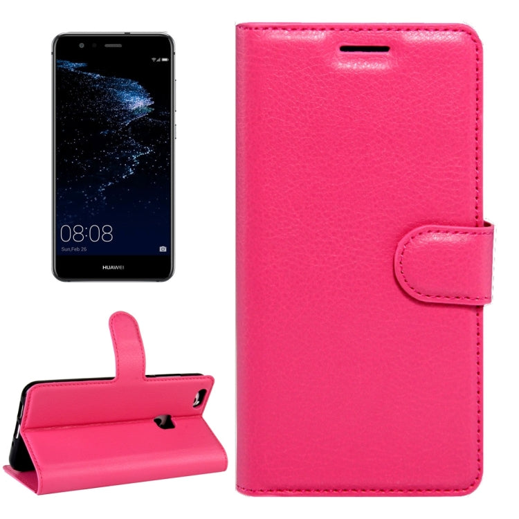 For Huawei P10 Lite Litchi Texture Horizontal Flip Leather Case with Magnetic Buckle & Holder & Card Slots & Wallet