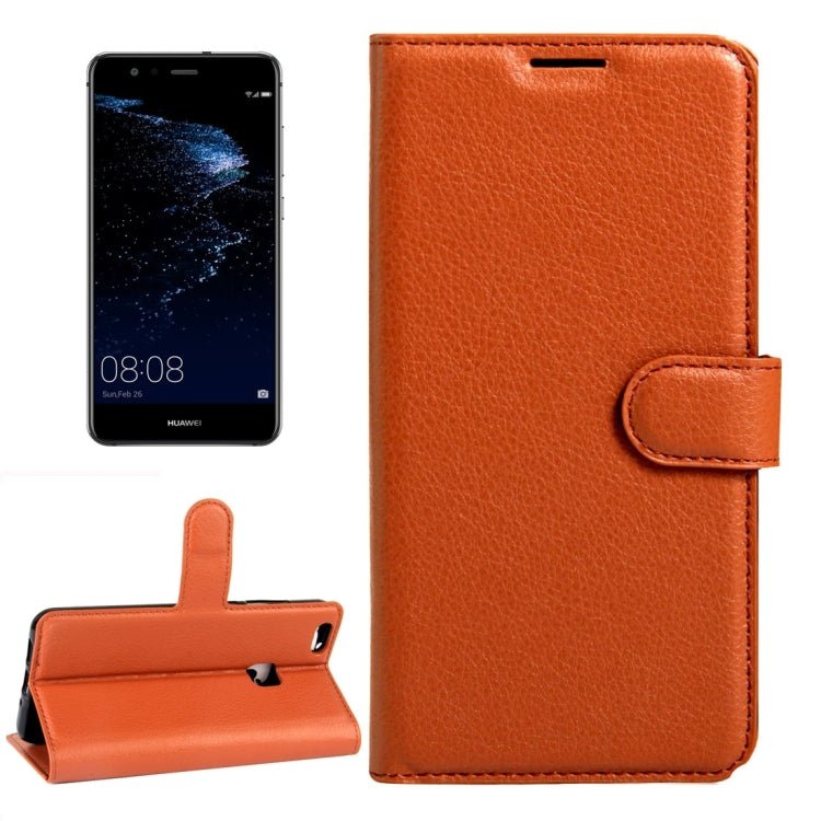 For Huawei P10 Lite Litchi Texture Horizontal Flip Leather Case with Magnetic Buckle & Holder & Card Slots & Wallet
