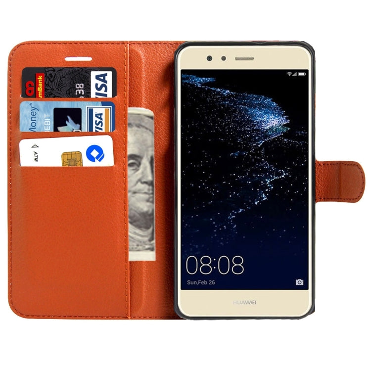 For Huawei P10 Lite Litchi Texture Horizontal Flip Leather Case with Magnetic Buckle & Holder & Card Slots & Wallet