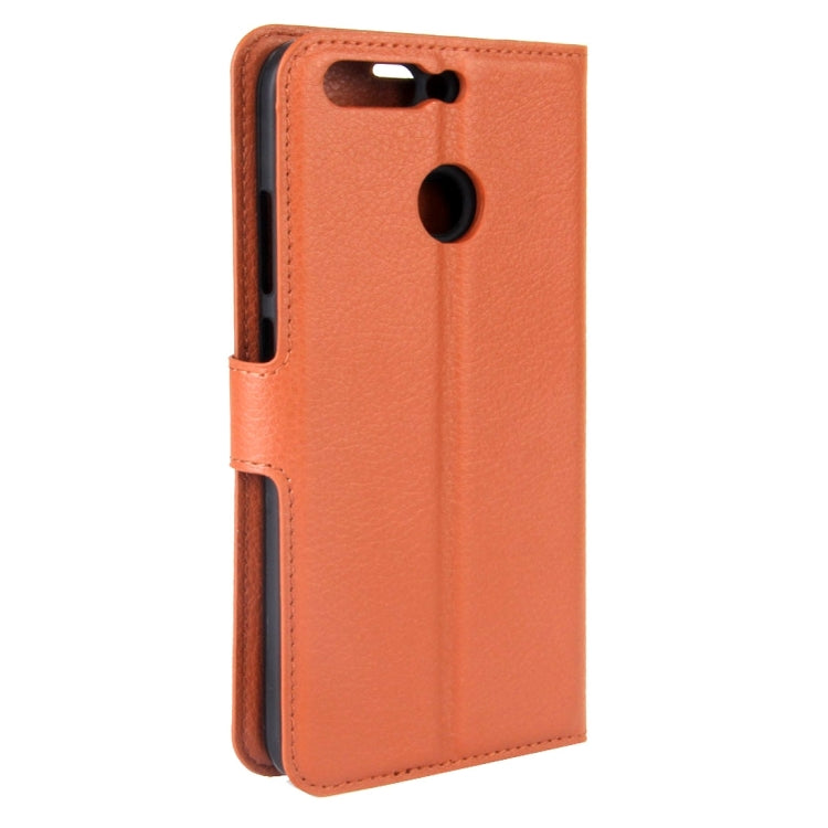 For Huawei Honor V9 / V8 Pro Litchi Texture Horizontal Flip Leather Case with Magnetic Buckle & Holder & Card Slots & Wallet