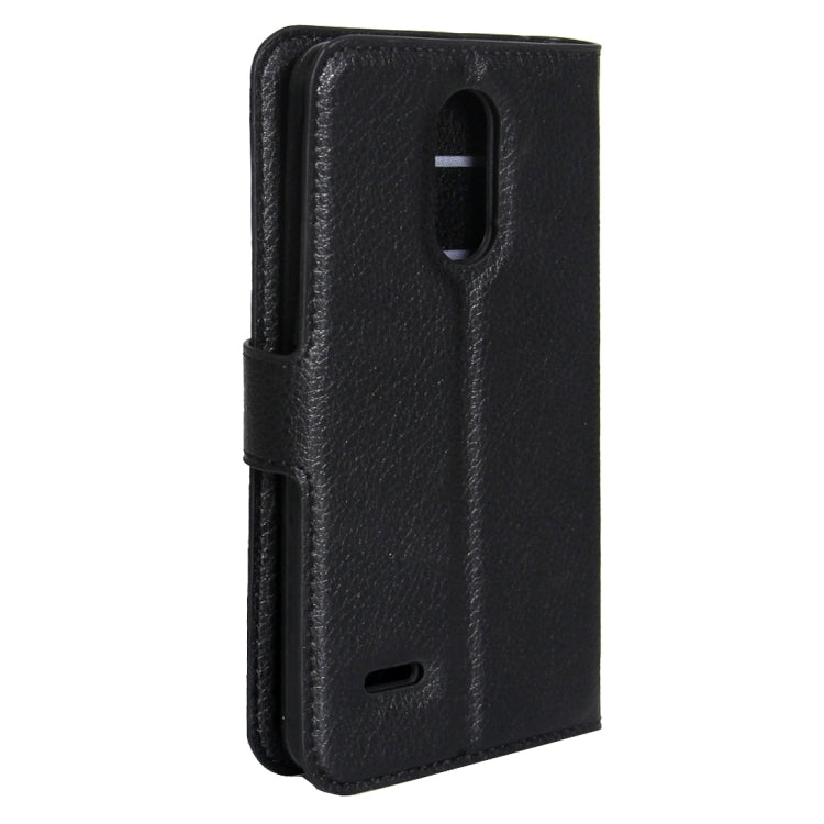 For LG K4 (2017) EU Version Litchi Texture Horizontal Flip Leather Case with Magnetic Buckle & Holder & Card Slots & Wallet