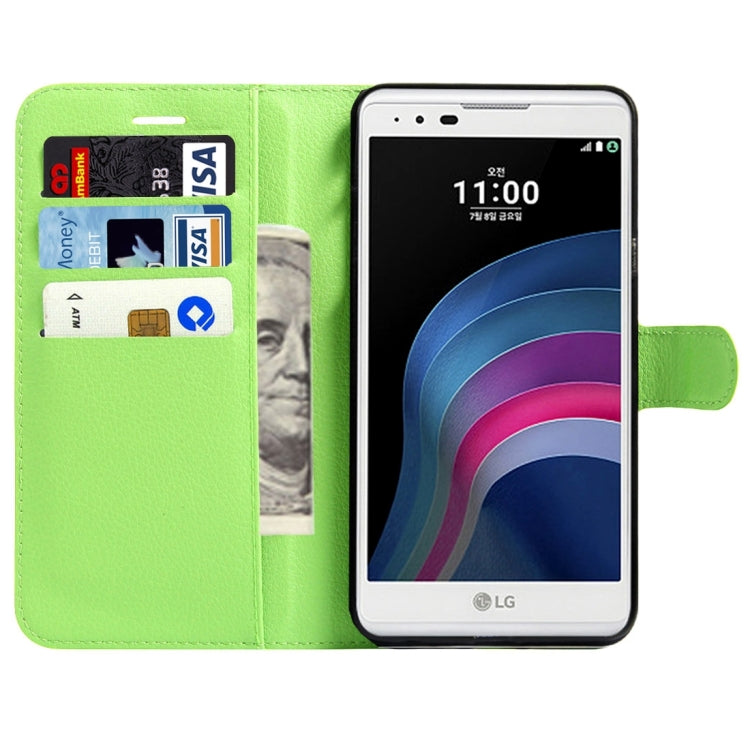 For LG X Max & X5 Litchi Texture Horizontal Flip Leather Case with Magnetic Buckle & Holder & Card Slots & Wallet