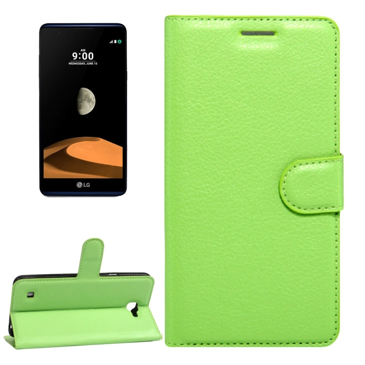 For LG X Max & X5 Litchi Texture Horizontal Flip Leather Case with Magnetic Buckle & Holder & Card Slots & Wallet