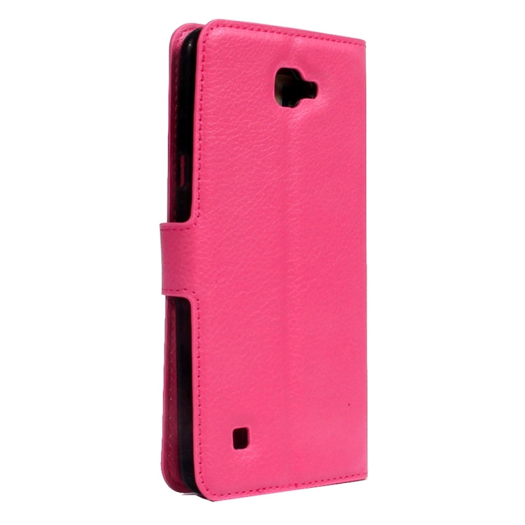 For LG X Max & X5 Litchi Texture Horizontal Flip Leather Case with Magnetic Buckle & Holder & Card Slots & Wallet