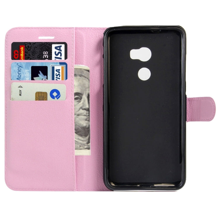 For HTC One X10 Litchi Texture Horizontal Flip Leather Case with Magnetic Buckle & Holder & Card Slots & Wallet