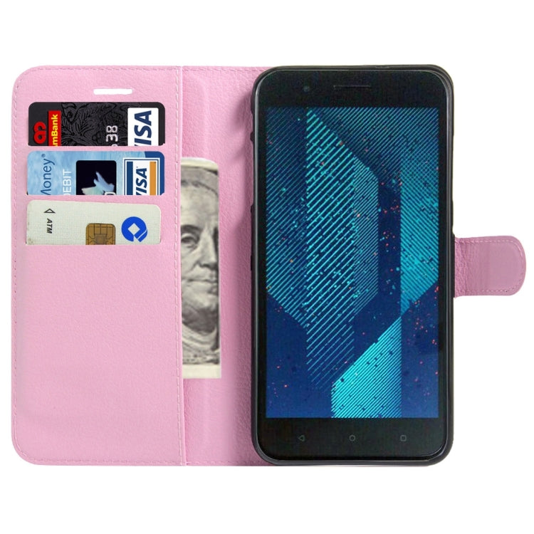 For HTC One X10 Litchi Texture Horizontal Flip Leather Case with Magnetic Buckle & Holder & Card Slots & Wallet