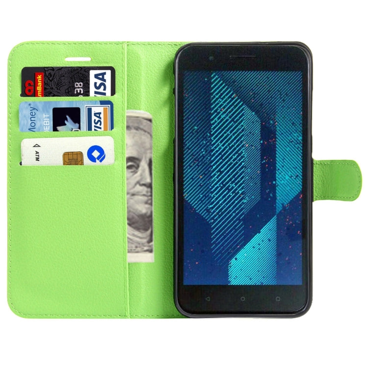 For HTC One X10 Litchi Texture Horizontal Flip Leather Case with Magnetic Buckle & Holder & Card Slots & Wallet